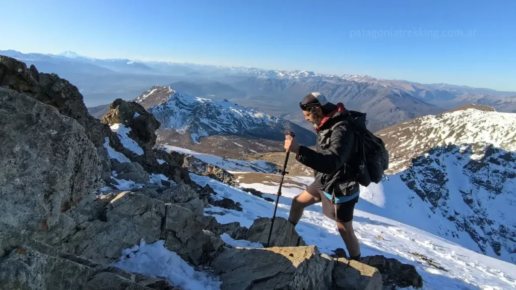 cerro piltriquitron llegando a cumbre
