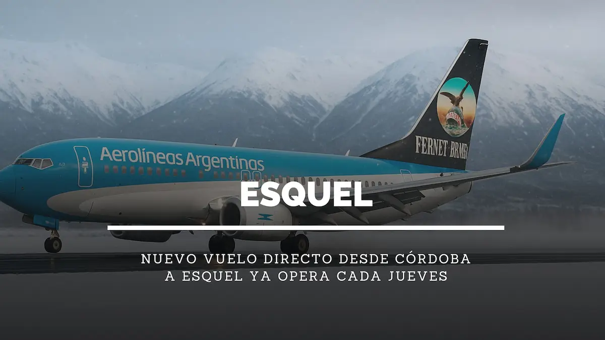 Vuelo directo AA cordoba esquel
