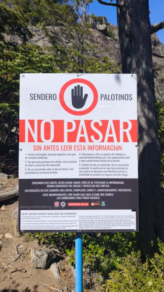 Nueva cartelería preventiva en Bariloche para desalentar accesos riesgosos 2 3