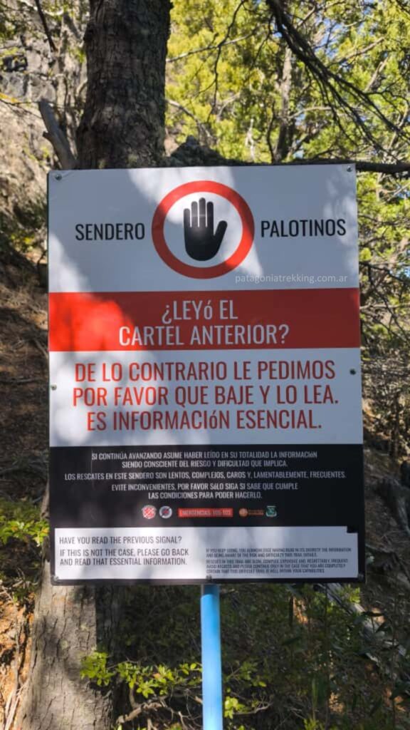 Nueva cartelería preventiva en Bariloche para desalentar accesos riesgosos 3 4