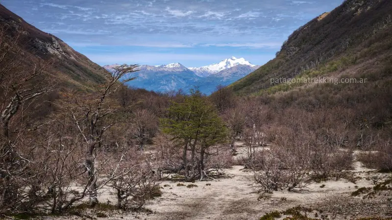 Falso Filo del Belvedere - Cajón Negro - Cumbre del Cerro Belvedere 13 cajon negro vista tronador