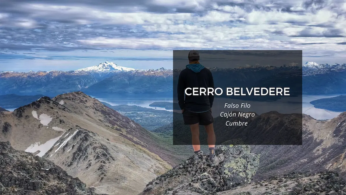 Falso Filo del Belvedere - Cajón Negro - Cumbre del Cerro Belvedere