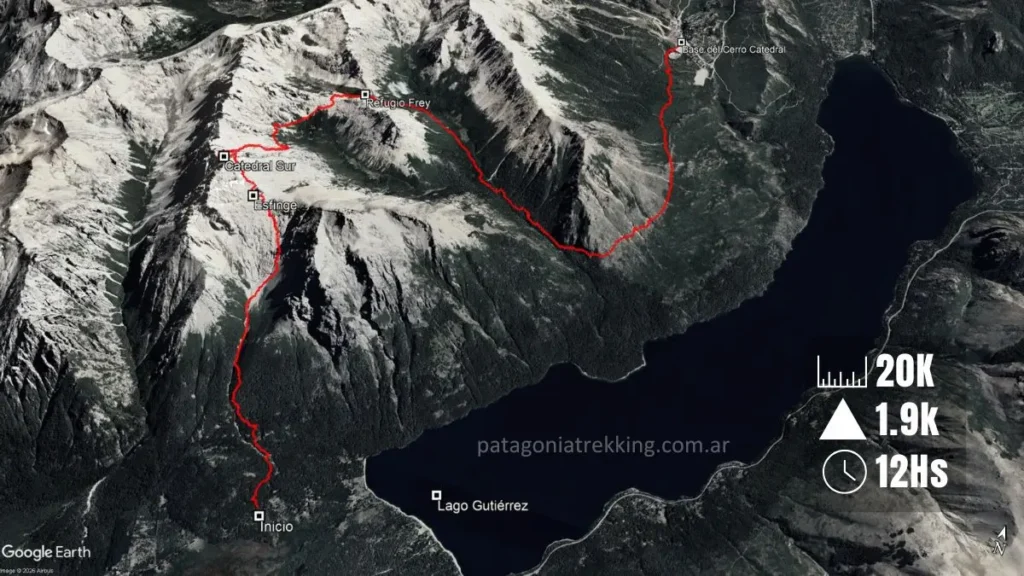 Mapa catesur google earth