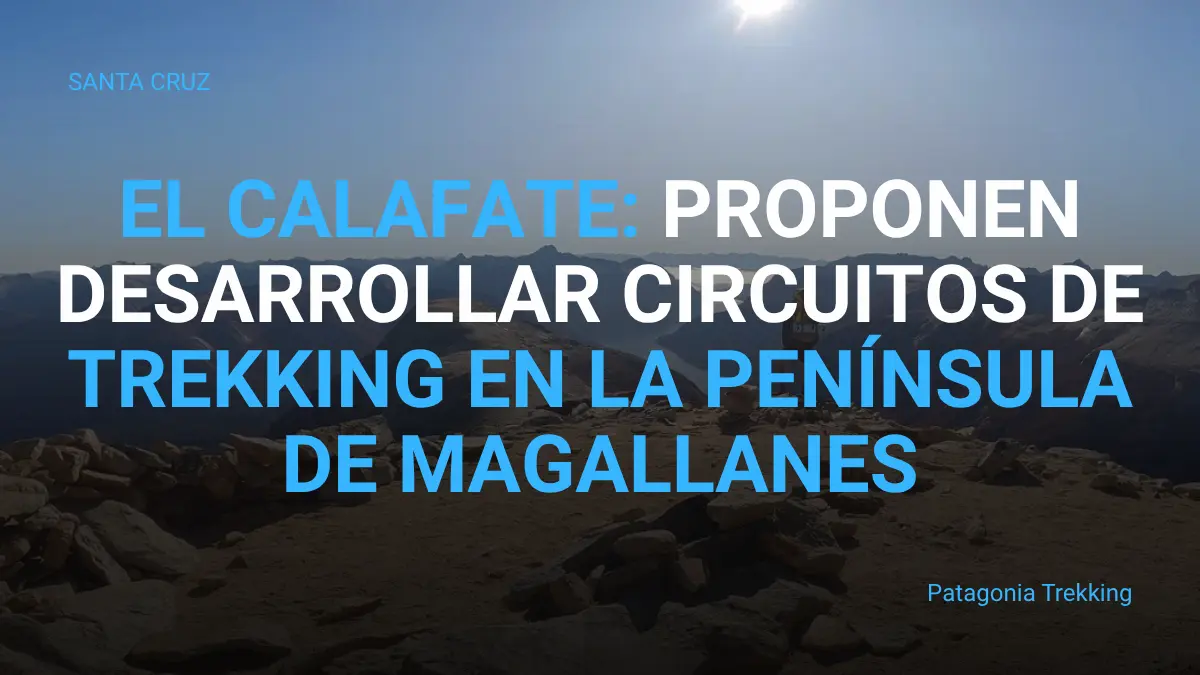 calafate proponen desarrollar trekking magallanes