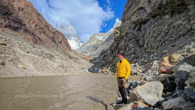 El Chaltén: De Piedra del Fraile a Poincenot por el mirador del glaciar Piedras Blancas 15 el chalten laguna pollone janis