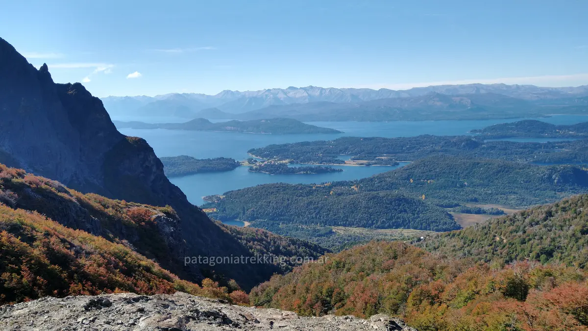 bariloche trekking vista refugio lopez