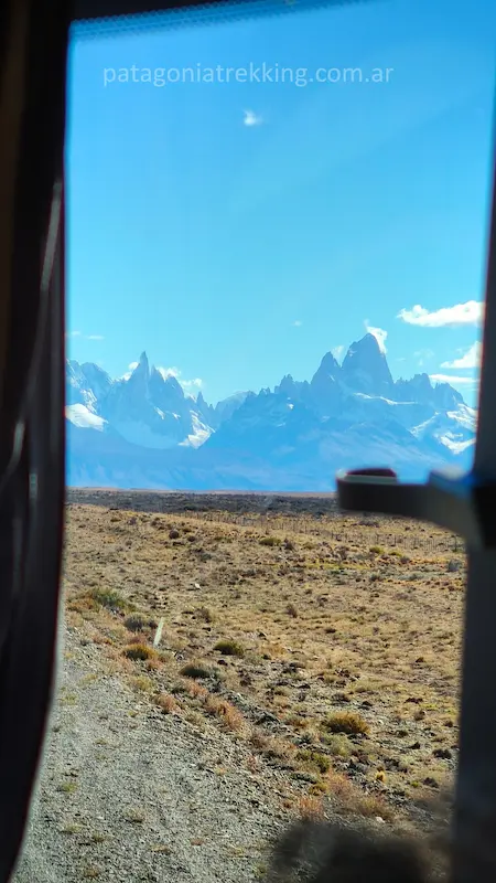 Guía de supervivencia en El Chaltén 9 el chalten llegando en micro
