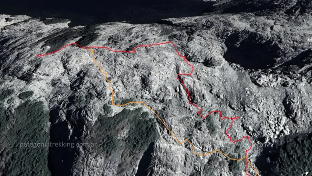 laguna negra invierno mapa diferencia
