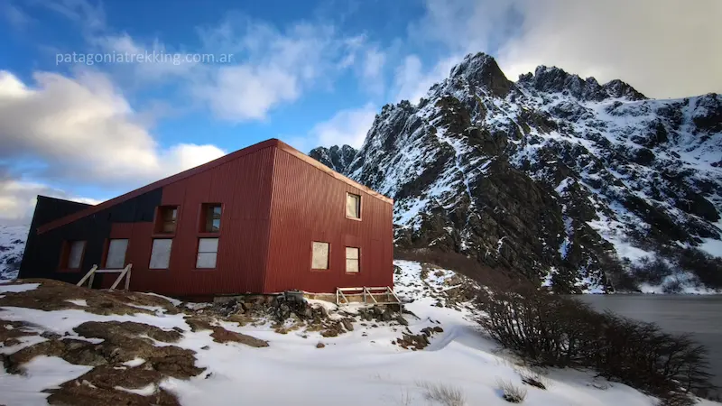 laguna negra invierno refugio italia manfredo segre