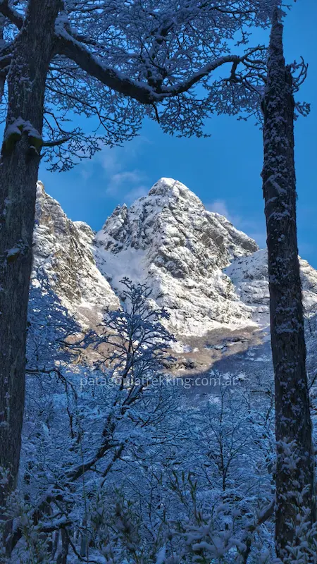 laguna negra invierno vista cerro negro
