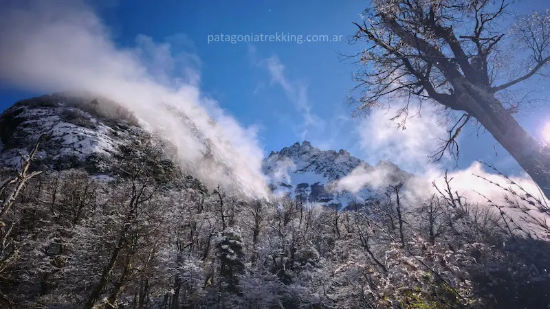 laguna negra invierno vista lopez