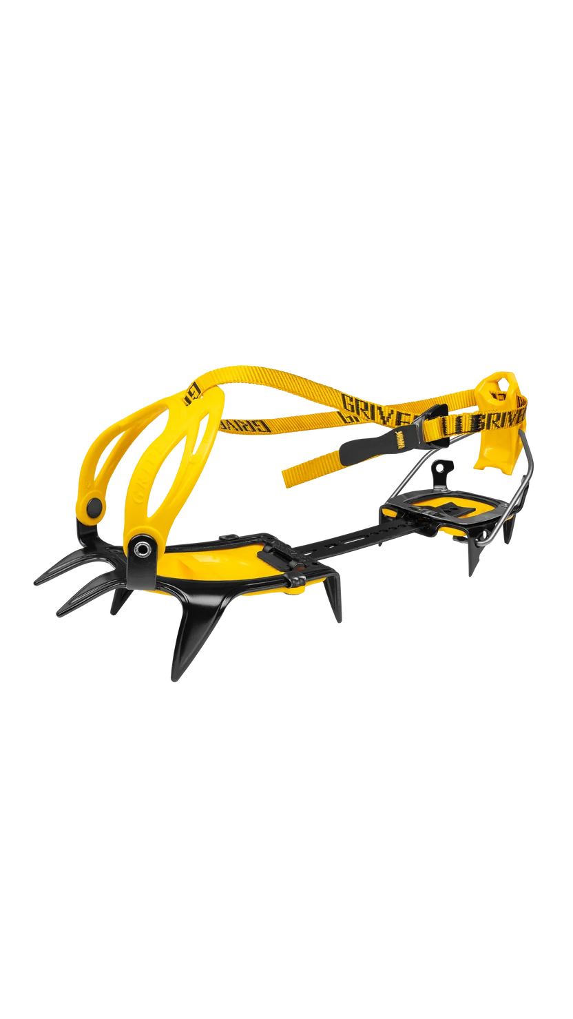 El equipo que uso para caminar la Patagonia 38 Crampones Grivel G10