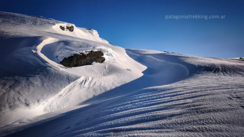 Cerro Dormilón en invierno 31 cerro dormilon caminata nieve