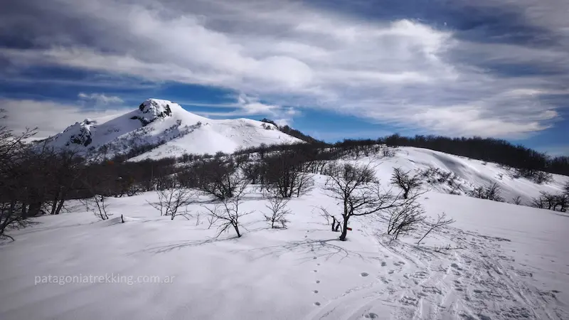 Cerro Dormilón en invierno 16 cerro dormilon subida invierno