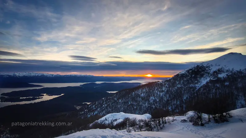 Cerro López y Pico Turista en invierno 21 cerro lopez invierno amanecer