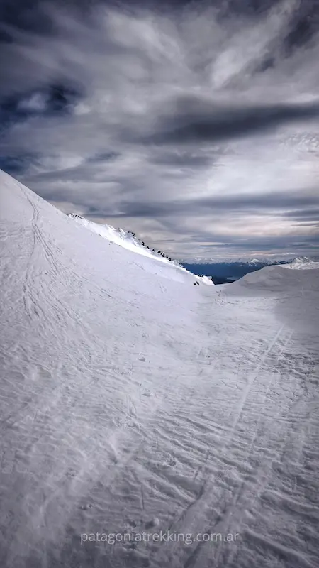 Cerro López y Pico Turista en invierno 24 cerro lopez invierno la hoya vista norte