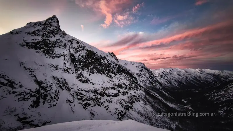 Refugio Jakob en invierno 21 refugio jakob invierno atardecer