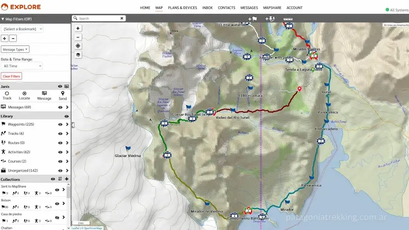 Garmin Explore: cómo usar la app para seguir tracks y orientarse en la montaña 17 garmin explore web patagonia